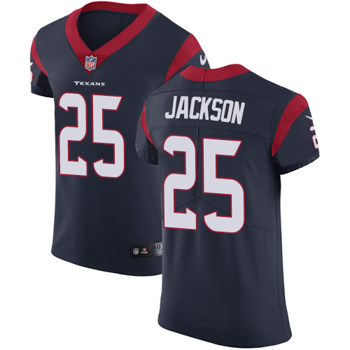 Nike Texans #25 Kareem Jackson Navy Blue Team Color Men's Stitched NFL Vapor Untouchable Elite Jersey